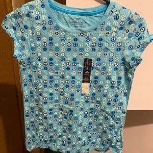 NWT Peace symbol shirt